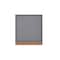Manhattan Comfort Cornelia Cabinet, Grey/Nature 21LC3 - alternate 2